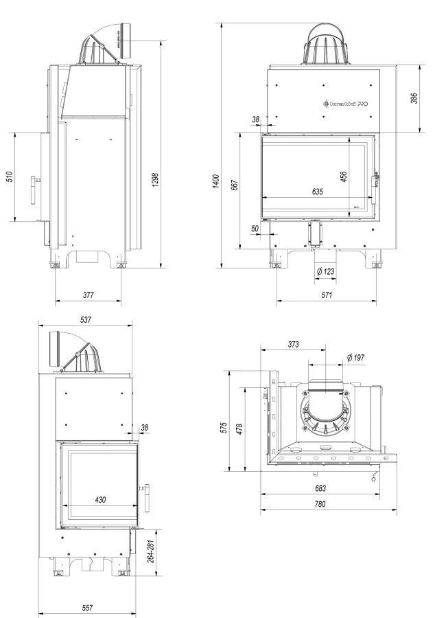 Krbová vložka MBZ 13 BS ľavé presklenie - Obrázek 5