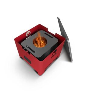 BBQ VERA gril na pelety červený