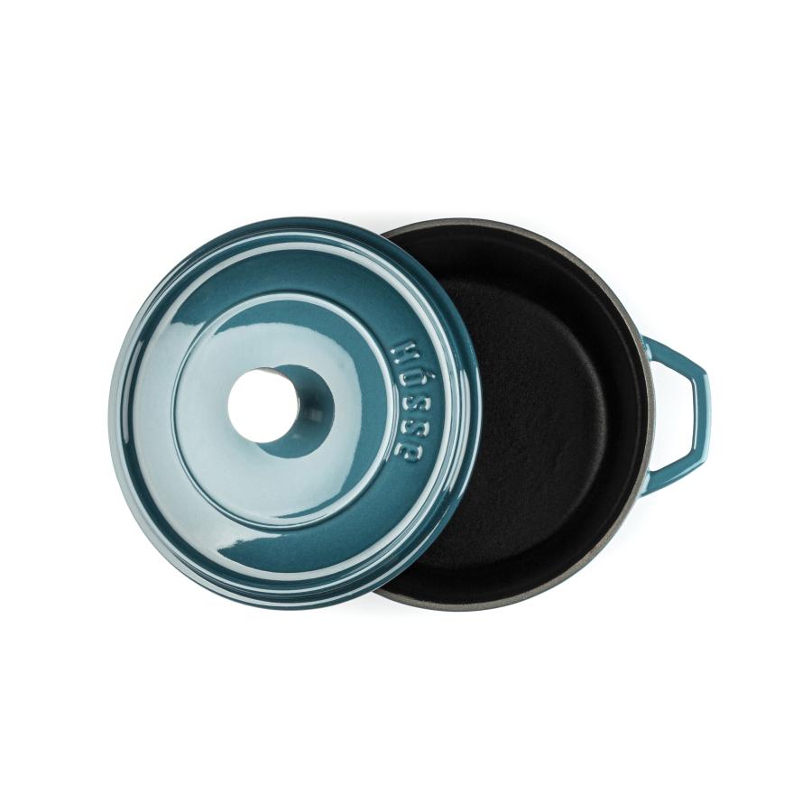 HÓSSE 24cm , 4,4 l modrý litinový hrnec - Obrázek 4