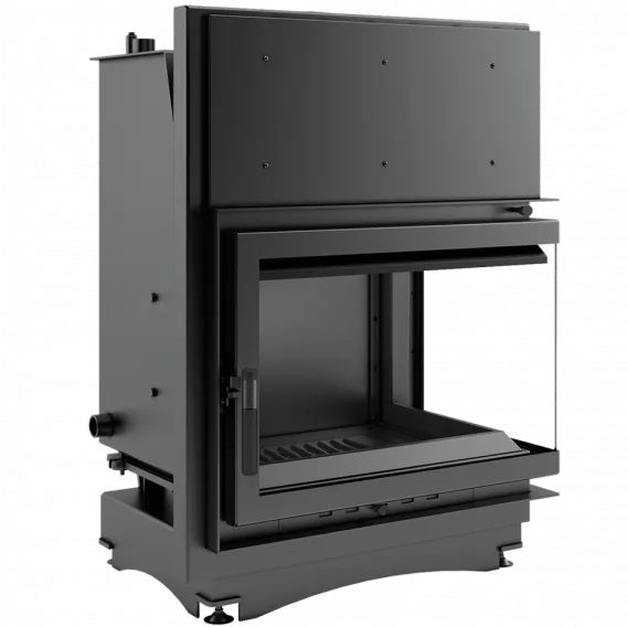 Teplovodná krbová vložka ZUZIA 15 BS pravé presklenie s dochladzovacou špirálou