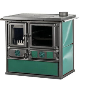 Litinový sporák Magnus na tuhé palivo zelený