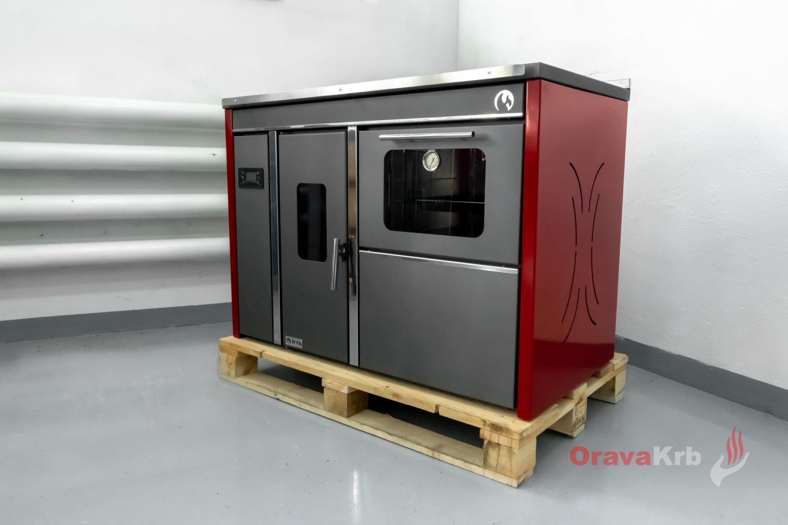 BOSPHORUS peletkový sporák s výměníkem 13 kw do vody - Obrázek 10