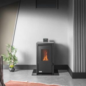 TEBA TP06 peletová teplovzdušná kamna s výkonem 8KW