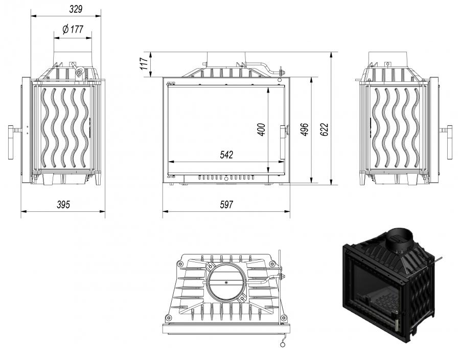 Krbová vložka ANTEK 10 DECO - Obrázek 2