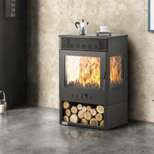 Kamna TEBA TK12 s možností vaření 10KW a ventilátorem