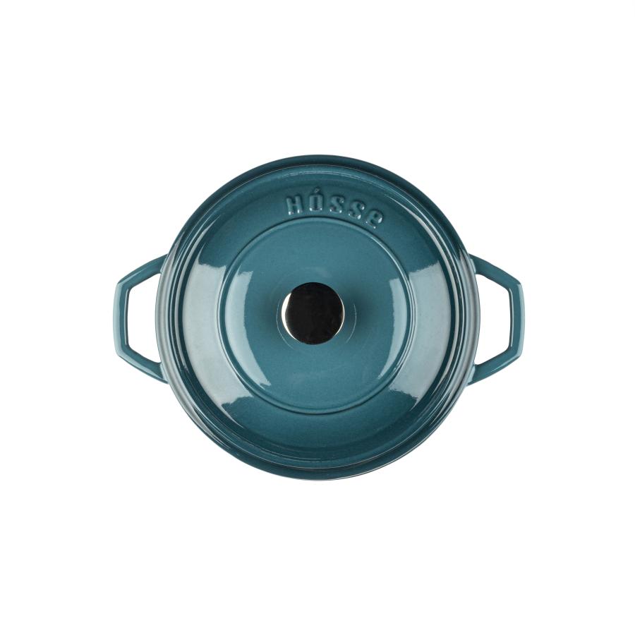 HÓSSE 24cm , 4,4 l modrý litinový hrnec - Obrázek 6