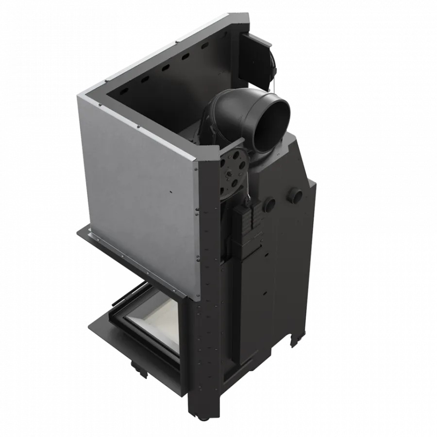 Krbová vložka MBZ 13 BS pravé presklenie s výsuvným otváraním dvierok - Obrázek 4