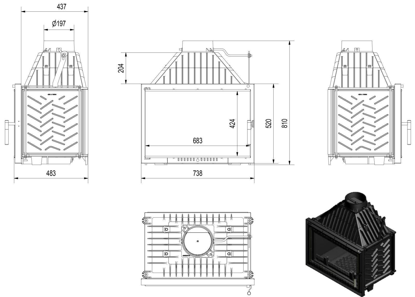 Krbová vložka OLIWIA 18 DECO - Obrázek 2