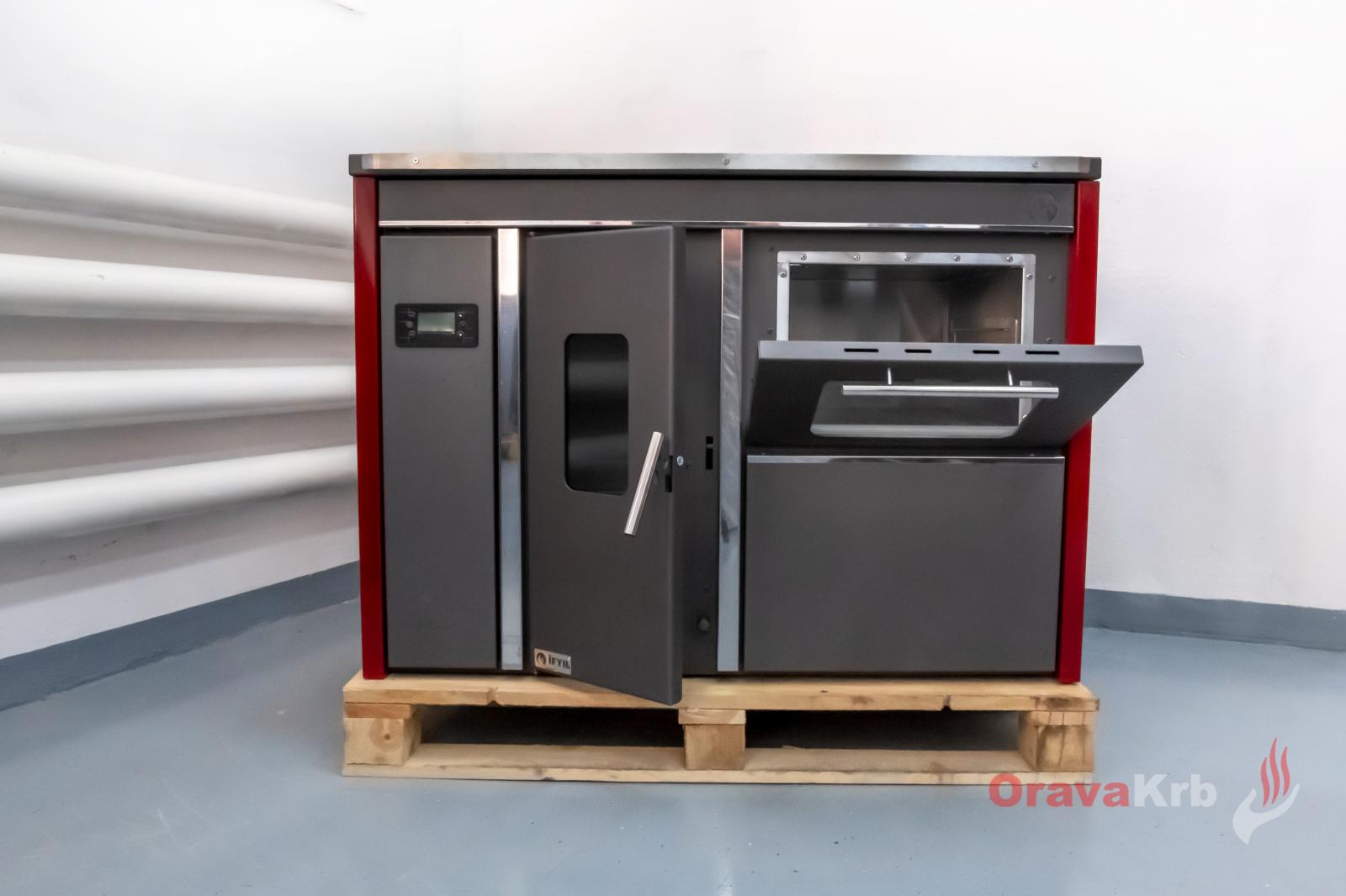 BOSPHORUS peletkový sporák s výměníkem 13 kw do vody - Obrázek 9