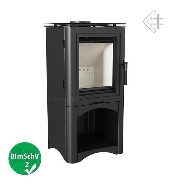 Koza K5 oceľová na podstavci s výklenkom na drevo - Obrázek 3