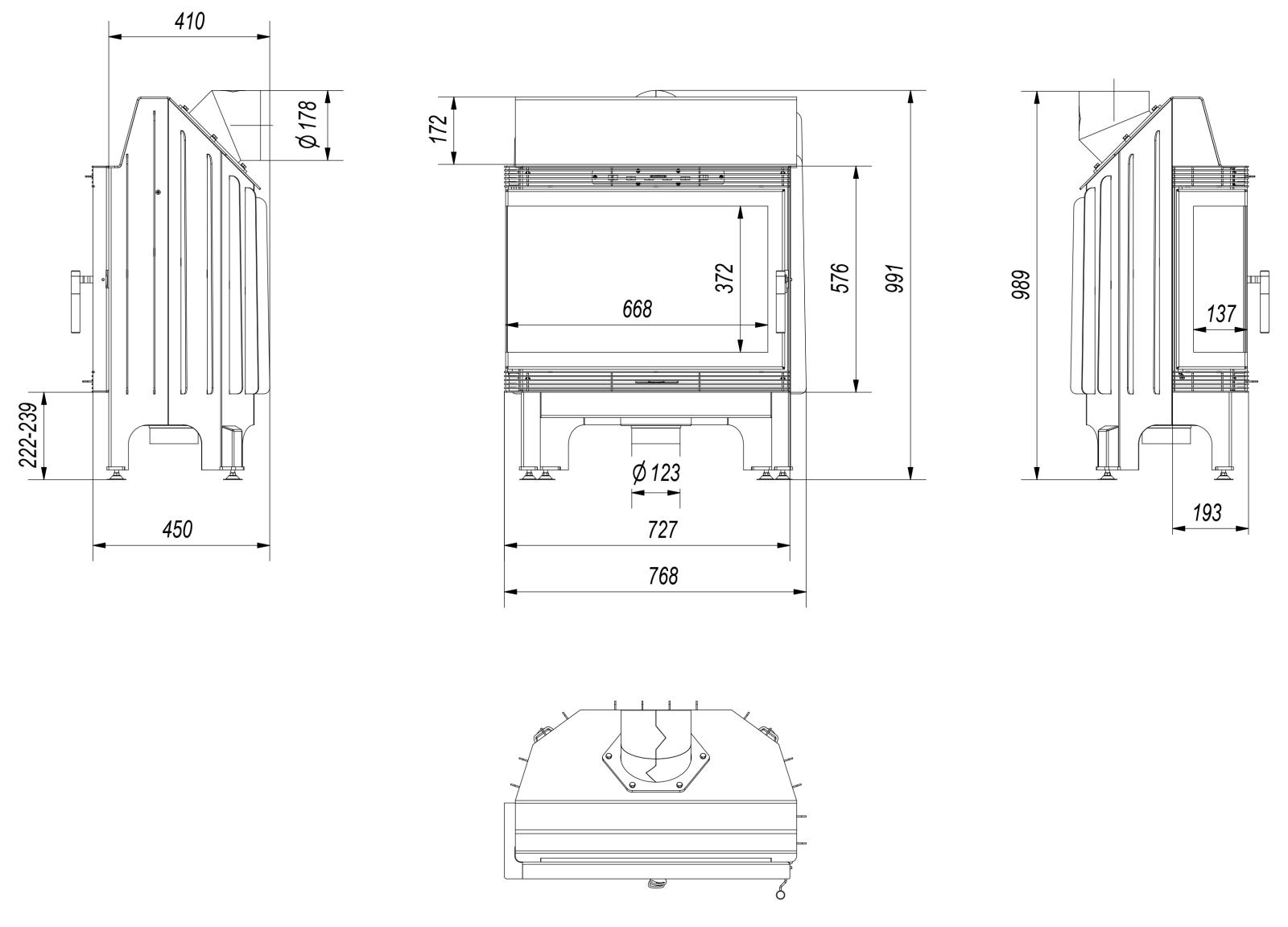 Krbová vložka BLANKA 12 BS ľavé presklenie - Obrázek 5