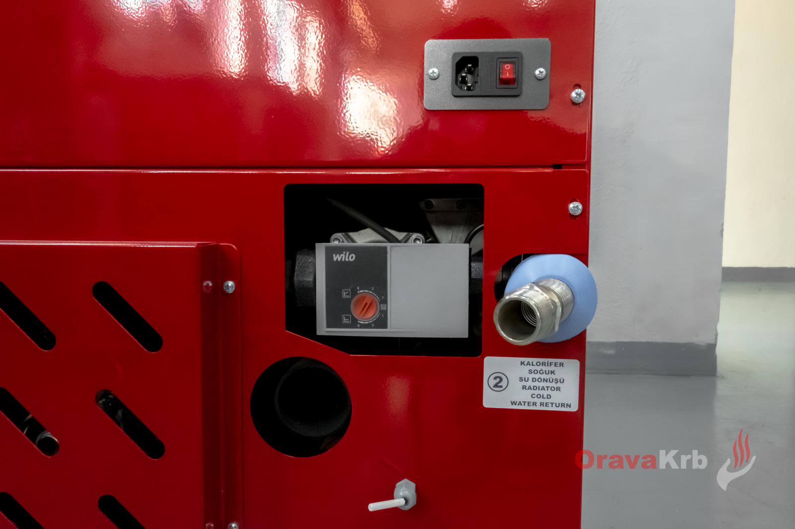 BOSPHORUS peletkový sporák s výměníkem 13 kw do vody - Obrázek 6