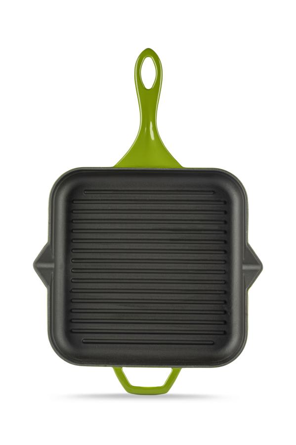 HÓSSE H 28 zelená litinová pánev - Obrázek 2