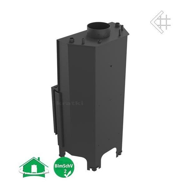 Teplovodná krbová vložka NADIA 10 s dochladzovacou špirálou - Obrázek 3