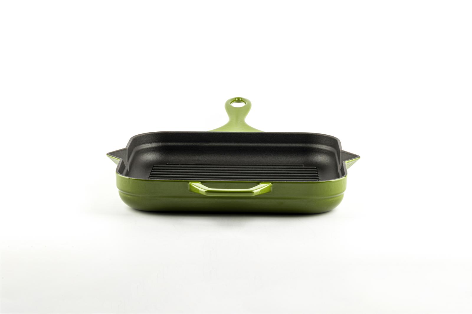 HÓSSE H 28 zelená litinová pánev - Obrázek 3