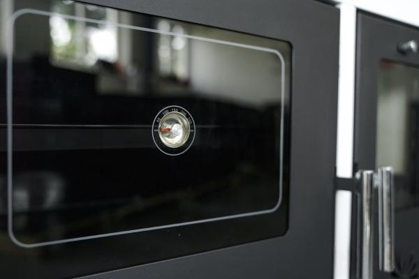 sporák na tuhé palivo Gama smalt 11kw Pravý bílý - Obrázek 4