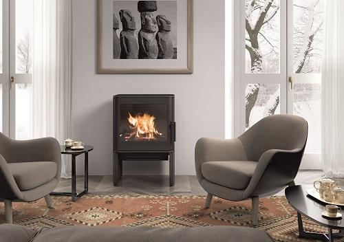 Liatinové kachle E-40 s ohniskom z bielej liatiny - Obrázek 3