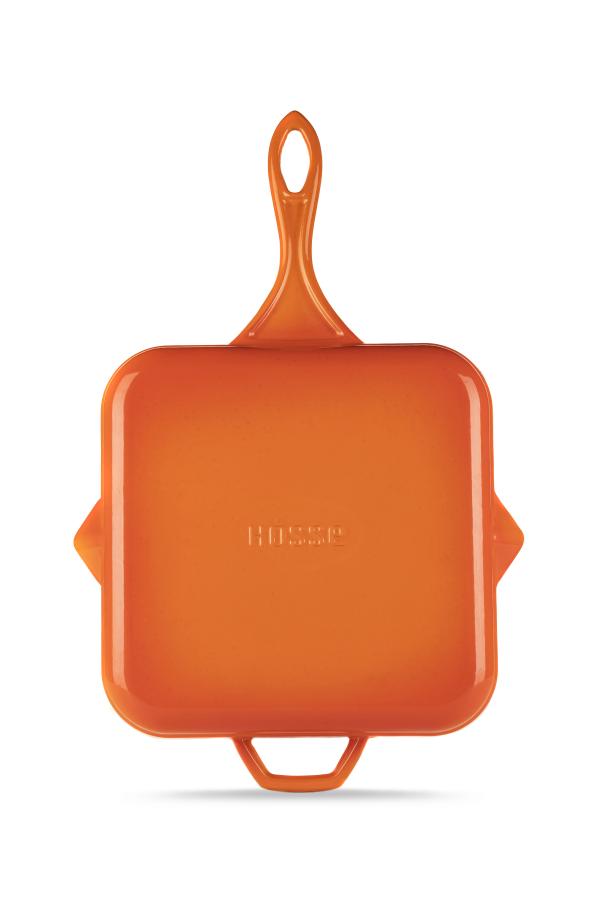 HÓSSE H 28 oranžová litinová pánev - Obrázek 4