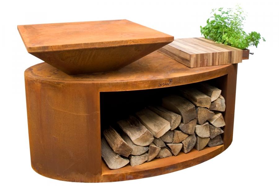 Zahradní gril G3 - corten - Obrázek 3