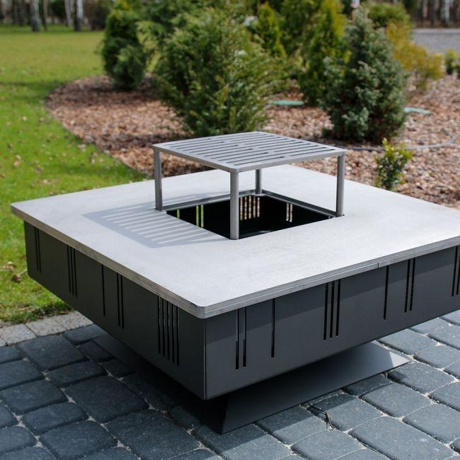 Ohnisko s grilom QUADRUM - Obrázek 2