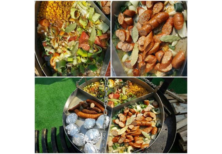 Trojdílná panvice na grill ALFA 1-2 - Obrázek 3