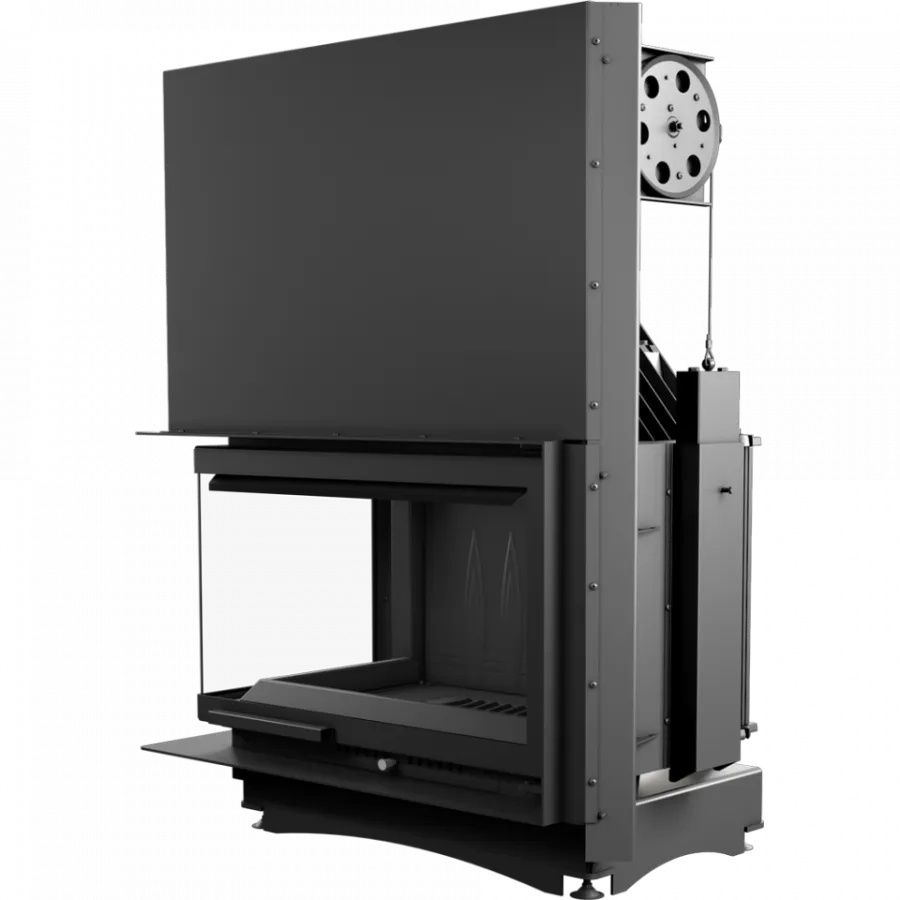 Krbová vložka OLIWIA 18 BS ľavé presklenie s výsuvným otváraním dvierok - Obrázek 3